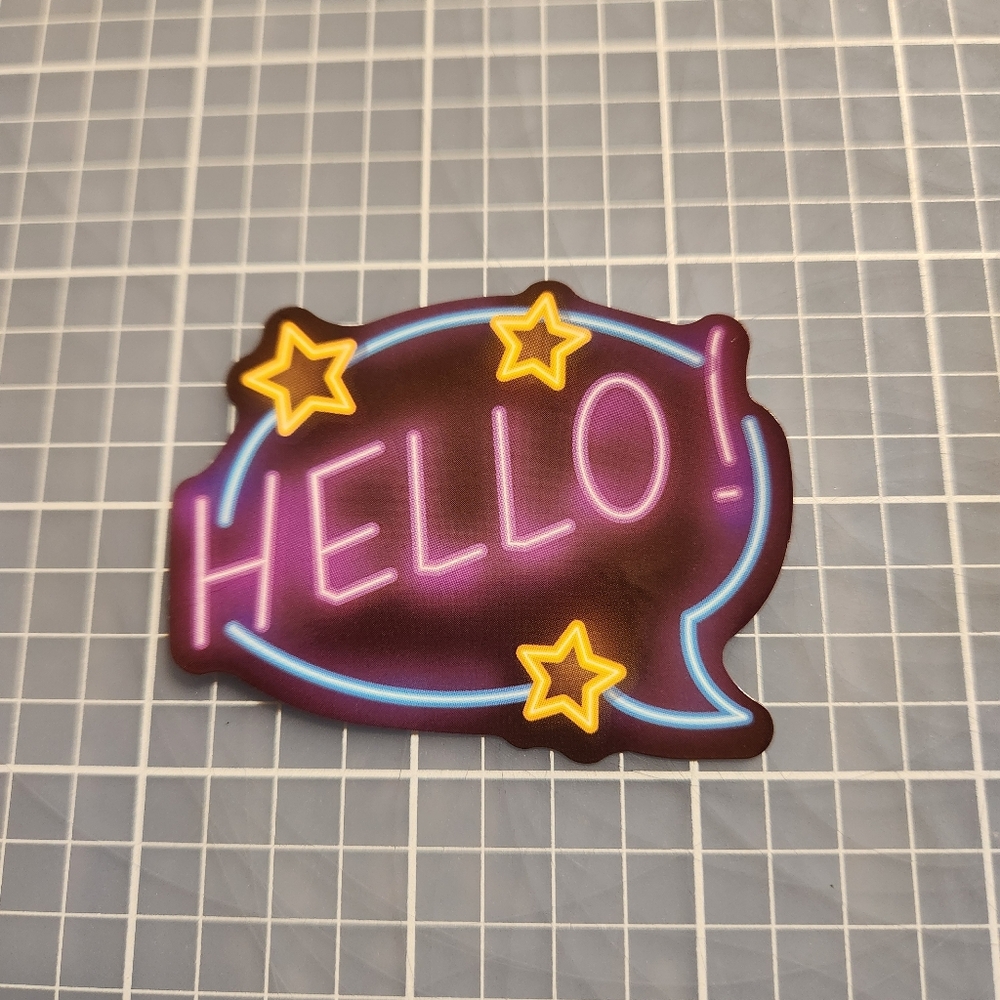 10 for $10 Sticker Neon Cartoon Graffiti  Vibrant Colors
